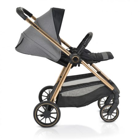 Cangaroo Hydra 3in1 babakocsi i-size hordozóval - Szürke