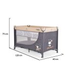 Moni Tommy 2 szintes utazóágy - bézs