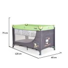 Moni Tommy 2 szintes utazóágy - zöld