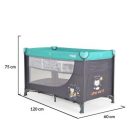 Moni Tommy 2 szintes utazóágy - türkiz 