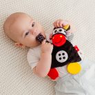 Bali Bazoo kontrasztos plüss bébijáték  rágókával - Zebra 