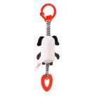Bali Bazoo plüss csörgő babakocsira fekete/fehér kutya