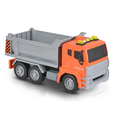 Moni Toys dömper 30 cm - narancs/szürke