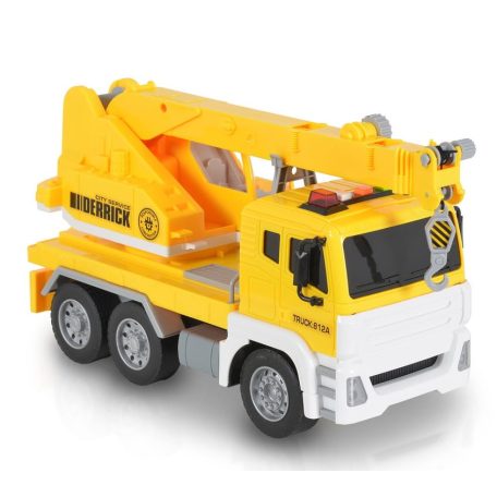 Moni Toys autó daruval - sárga