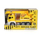 Moni Toys autó daruval - sárga