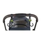 Moni Hooks univerzális táskaakasztó babakocsira 2 db - fekete