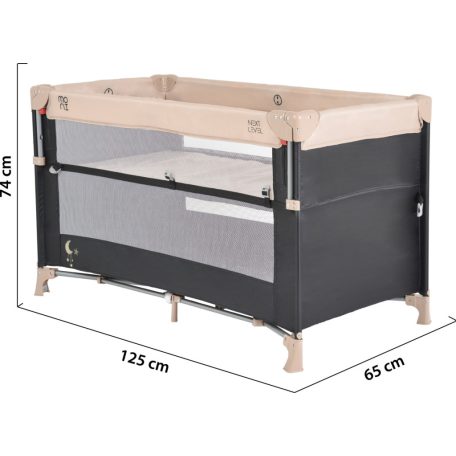 Moni Next Level multifunkciós utazóágy - bézs
