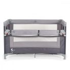 Moni Next Level multifunkciós utazóágy - szürke 