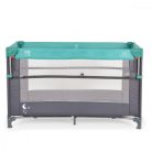 Moni Next Level multifunkciós utazóágy - türkiz