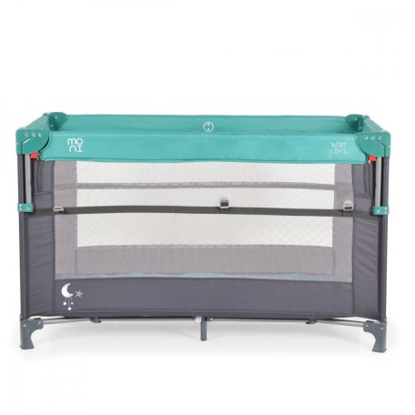 Moni Next Level multifunkciós utazóágy - türkiz