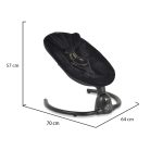 Moni Clarissa elektromos hinta és pihenőszék - Fekete