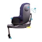 Avova Swan-Fix 0-25 kg ISOFIX biztonsági autósülés 360° fokban forgatható  - Atlantic Blue 