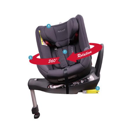Avova Swan-Fix 0-25 kg ISOFIX biztonsági autósülés 360° fokban forgatható  - Atlantic Blue 