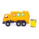 Polesie Toys kukásautó kukával - sárga 