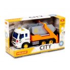 Polesie Toys City konténeres autó - fehér/sárga 