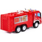 Polesie City tűzoltó autó - piros