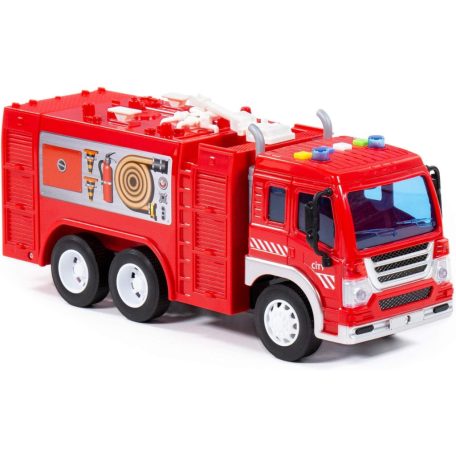Polesie City tűzoltó autó - piros