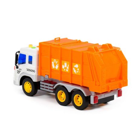 Polesie Toys City kukásautó  - fehér/sárga 