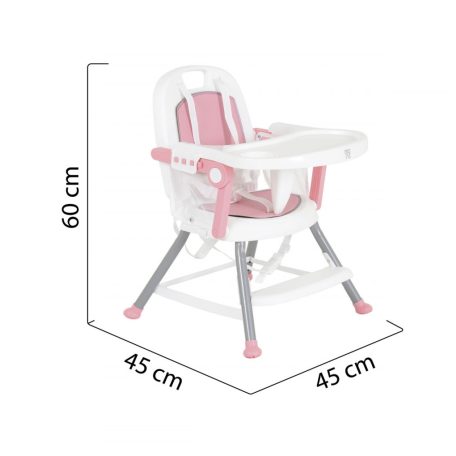 Moni Amaretti 3in1 etetőszék - Rózsaszín 
