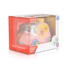 Huanger zenélő formabedobós műanyag kisautó - Rózsaszín 