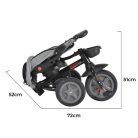 Byox Explore tricikli összecsukható (forgatható üléssel) - Szürke