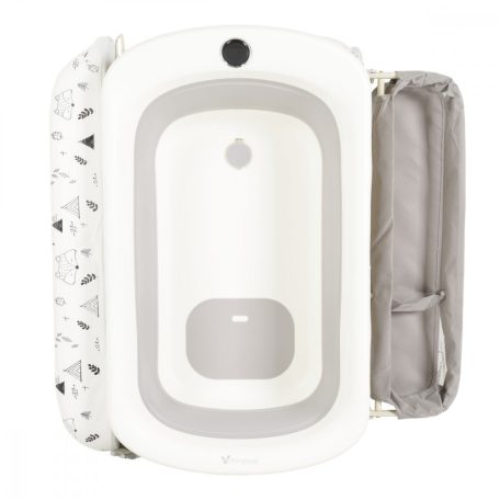 Cangaroo Garda 2 in 1 pelenkázó állvány Összecsukható káddal, digitális hőmérővel