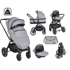   Cangaroo Christiano 3:1 multifunkciós babakocsi 22kg-ig - Szürke
