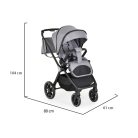 Cangaroo Christiano 3:1 multifunkciós babakocsi 22kg-ig - Szürke