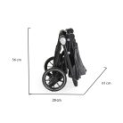 Cangaroo Christiano 3:1 multifunkciós babakocsi 22kg-ig - Sötét Szürke