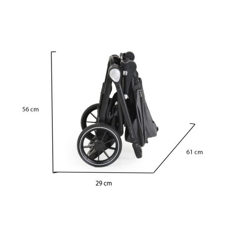 Cangaroo Christiano 3:1 multifunkciós babakocsi 22kg-ig - Sötét Szürke