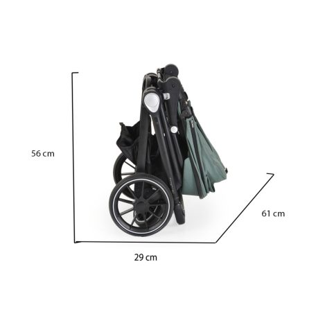 Cangaroo Christiano 3:1 multifunkciós babakocsi 22kg-ig - Zöld