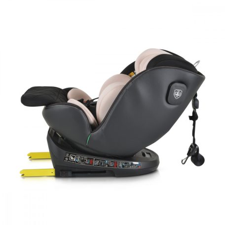 Cangaroo CASTOR i-Size Isofix gyermekülés (40-150 cm) - Púder 
