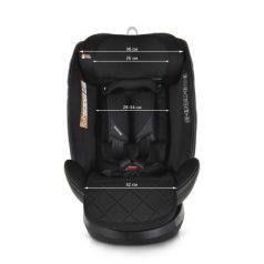   Cangaroo CASTOR i-Size Isofix gyermekülés (40-150 cm) - Fekete