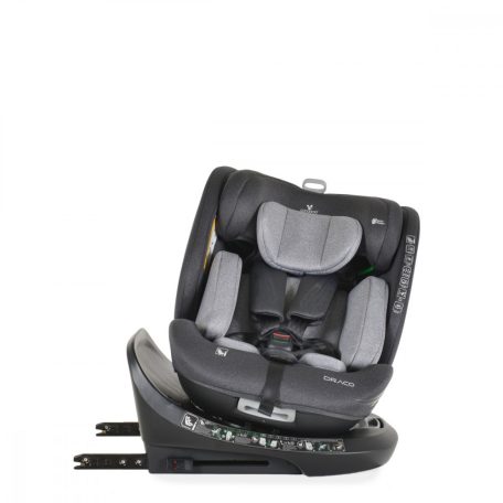 Cangaroo Draco i-Size Isofix gyermekülés (40-150 cm) - Szürke
