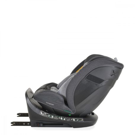 Cangaroo Draco i-Size Isofix gyermekülés (40-150 cm) - Szürke
