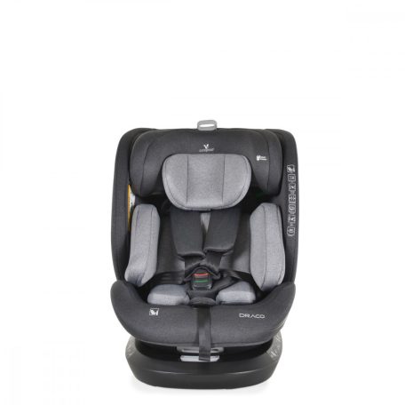 Cangaroo Draco i-Size Isofix gyermekülés (40-150 cm) - Szürke