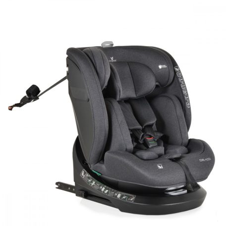 Cangaroo Draco i-Size Isofix gyermekülés (40-150 cm) - Fekete
