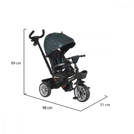 Byox Space tricikli (forgatható üléssel) - Kék