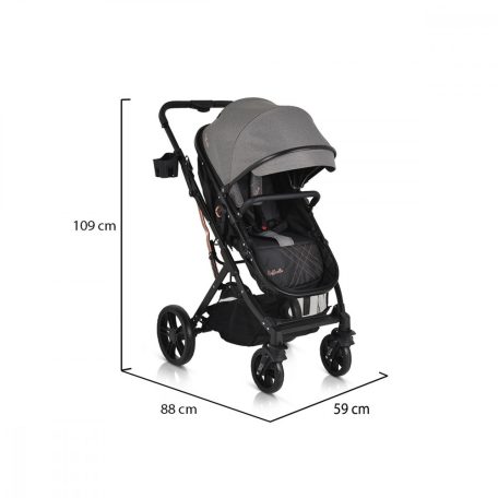 Moni Rafaello 3:1 multifunkciós babakocsi - Szürke