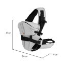 Cangaroo CARRY GO  hordozó/kenguru 3,6-13 kg - V.Szürke 