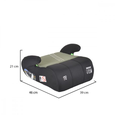 Moni Dakar i-Size ülésmagasító 135-150 cm  - Zöld