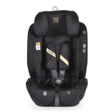 Moni Start i-Size biztonsági autósülés 76-150cm ajándék takaróval - fekete