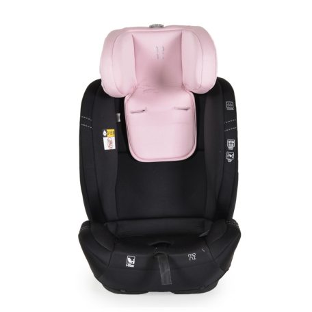 Moni Start i-Size biztonsági autósülés 76-150cm ajándék takaróval - fekete/rózsaszín