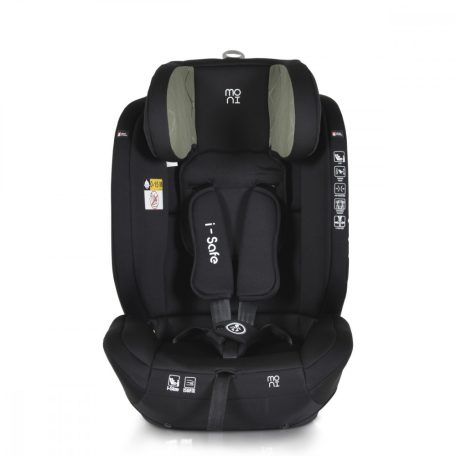 Moni I-safe biztonsági autósülés I-Size 76-150cm - zöld