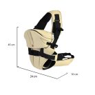 Cangaroo CARRY GO  hordozó/kenguru 3,6-13 kg - Bézs