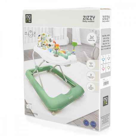 Moni ZIZZY bébikomp zenélős,3 pozícióban állítható magasság - menta  
