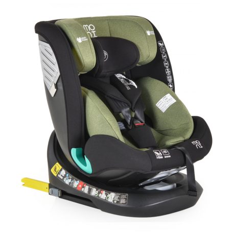 Moni Serengeti i-Size Isofix gyermekülés (40-150 cm) - Zöld