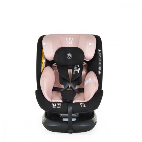 Moni Serengeti i-Size Isofix gyermekülés (40-150 cm) - Rózsaszín 