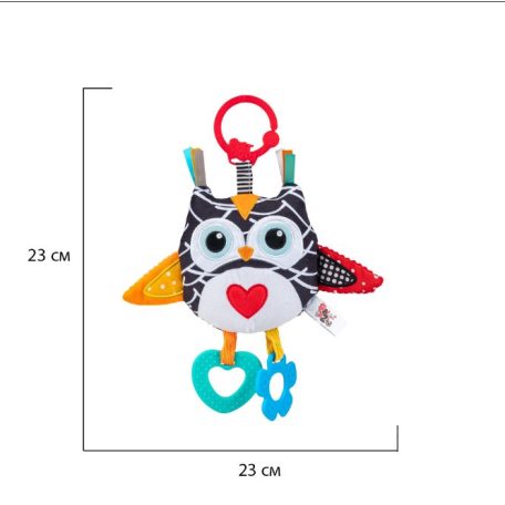 Bali Bazoo felakasztható Plüss babajáték - Nela a bagoly 