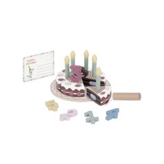 TOOKY TOY fajáték szülinapi torta szett 